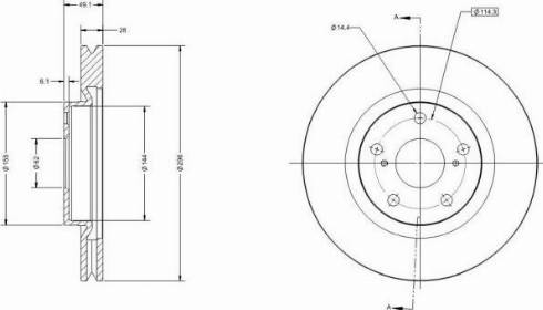 Remy RAD1253C - Discofreno autozon.pro