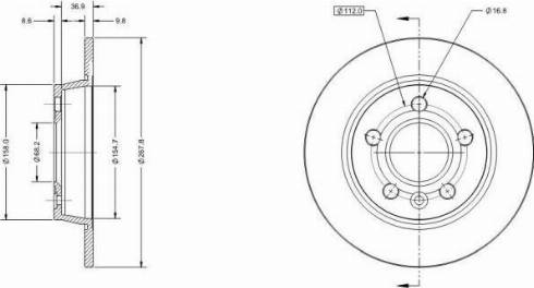 Remy RAD1257C - Discofreno autozon.pro