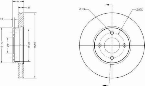 Remy RAD1264C - Discofreno autozon.pro