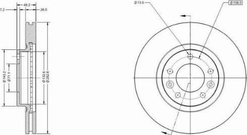 Remy RAD1263C - Discofreno autozon.pro