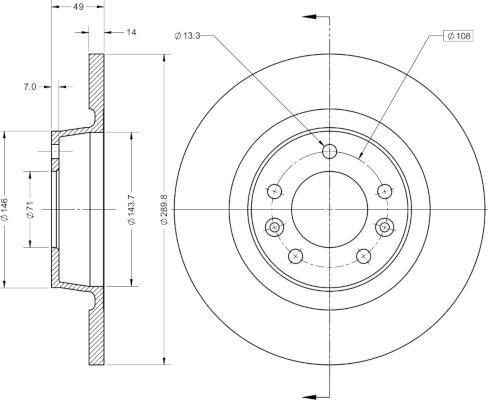 Remy RAD1211C - Discofreno autozon.pro