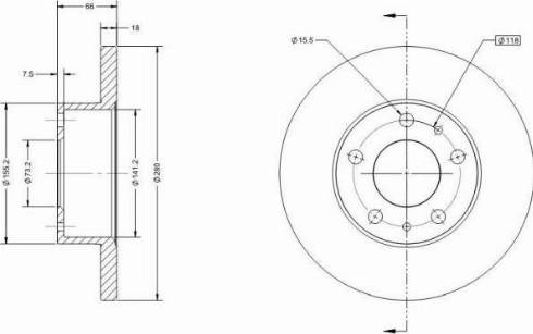 Remy RAD1280C - Discofreno autozon.pro