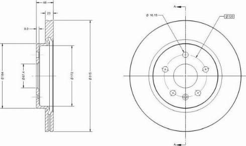 Remy RAD1239C - Discofreno autozon.pro