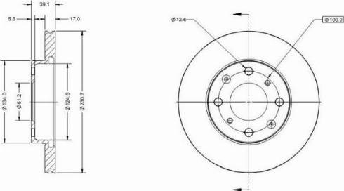 Remy RAD1226C - Discofreno autozon.pro