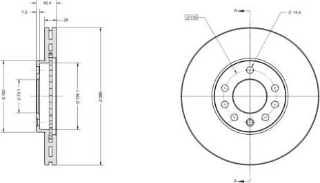 Remy RAD1220C - Discofreno autozon.pro