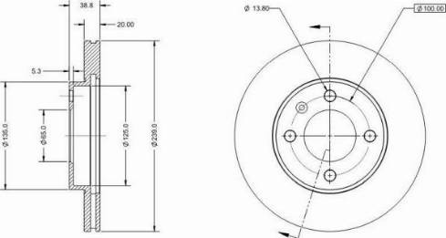 Remy RAD1223C - Discofreno autozon.pro