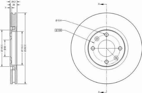 Remy RAD1270C - Discofreno autozon.pro