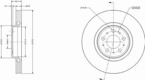 Remy RAD1716C - Discofreno autozon.pro