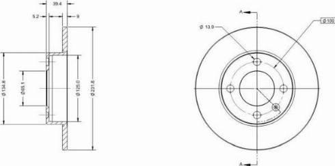 Remy RAD1711C - Discofreno autozon.pro