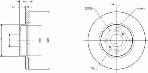 Remy RAD1783C - Discofreno autozon.pro