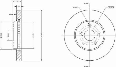 Remy RAD1726C - Discofreno autozon.pro