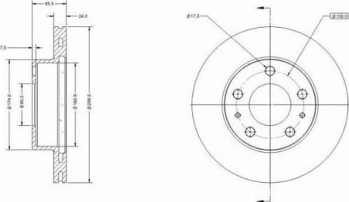 Remy RAD1727C - Discofreno autozon.pro