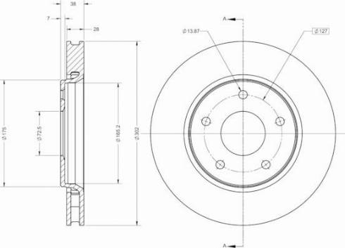 Remy RAD2495C - Discofreno autozon.pro