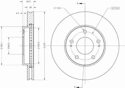 Remy RAD2497C - Discofreno autozon.pro