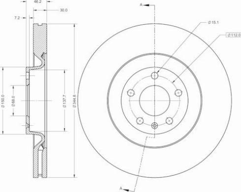 Remy RAD2449C - Discofreno autozon.pro