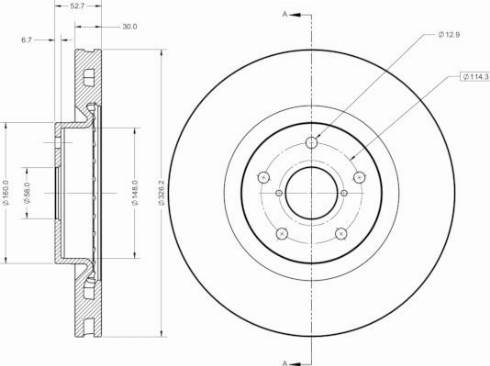 Remy RAD2464C - Discofreno autozon.pro