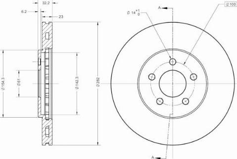 Remy RAD2419C - Discofreno autozon.pro