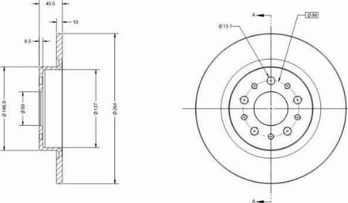 Remy RAD2414C - Discofreno autozon.pro