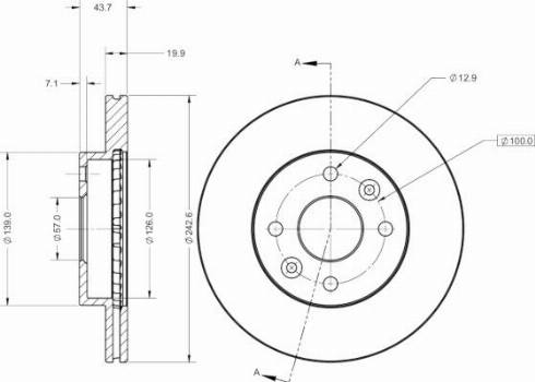 Remy RAD2417C - Discofreno autozon.pro