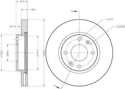 Remy RAD2432C - Discofreno autozon.pro