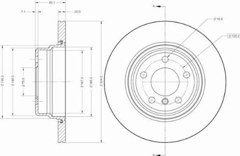 Remy RAD2437C - Discofreno autozon.pro