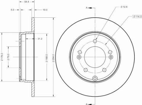 Remy RAD2425C - Discofreno autozon.pro