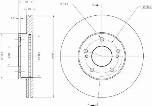 Remy RAD2591C - Discofreno autozon.pro