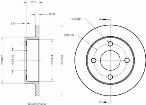 BENDIX 521134 - Discofreno autozon.pro