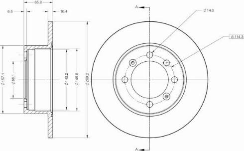 Remy RAD2552C - Discofreno autozon.pro