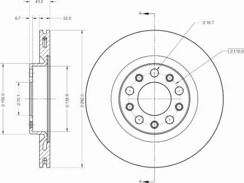 Remy RAD2509C - Discofreno autozon.pro