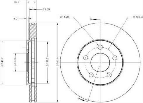 Remy RAD2504C - Discofreno autozon.pro