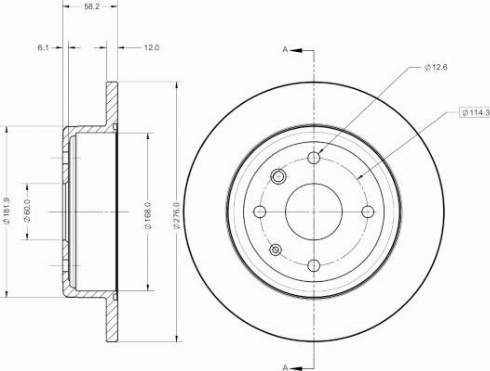 Remy RAD2522C - Discofreno autozon.pro