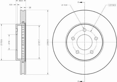 Remy RAD2648C - Discofreno autozon.pro