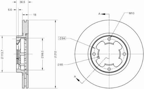 Remy RAD2656C - Discofreno autozon.pro