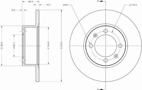 Remy RAD2687C - Discofreno autozon.pro