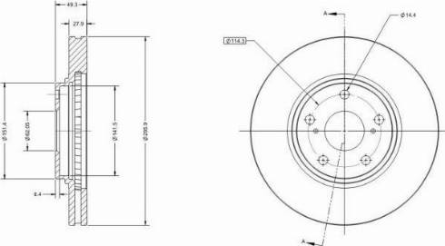 Remy RAD2048C - Discofreno autozon.pro