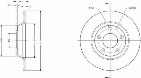 Remy RAD2051C - Discofreno autozon.pro