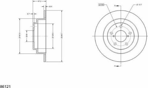 Remy RAD2035C - Discofreno autozon.pro