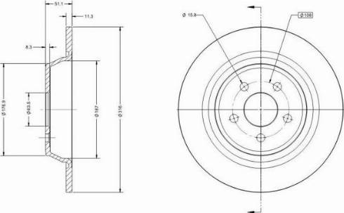 Remy RAD2023C - Discofreno autozon.pro