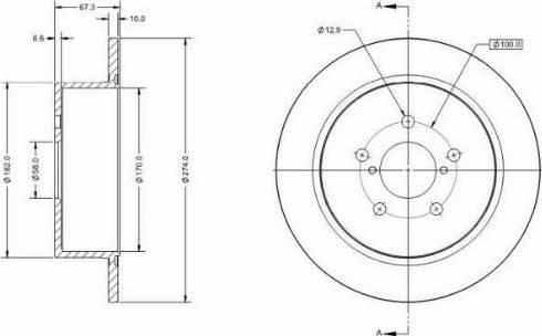 Remy RAD2156C - Discofreno autozon.pro