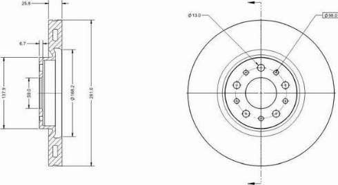 Remy RAD2158C - Discofreno autozon.pro