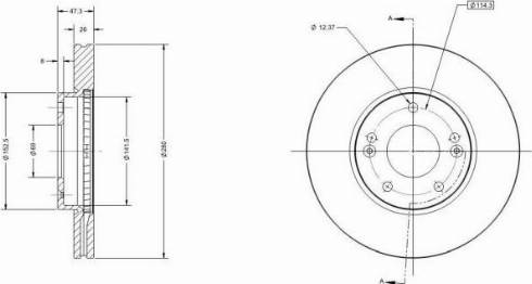 Remy RAD2100C - Discofreno autozon.pro