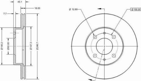 Remy RAD2113C - Discofreno autozon.pro