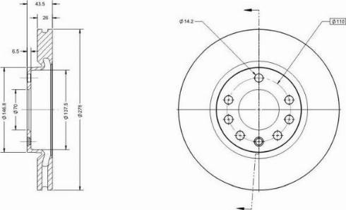 Remy RAD2184C - Discofreno autozon.pro