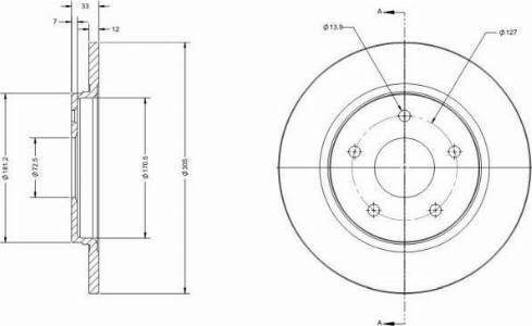 Remy RAD2128C - Discofreno autozon.pro