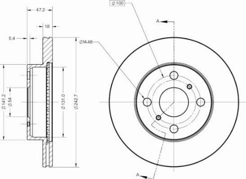 Remy RAD2843C - Discofreno autozon.pro