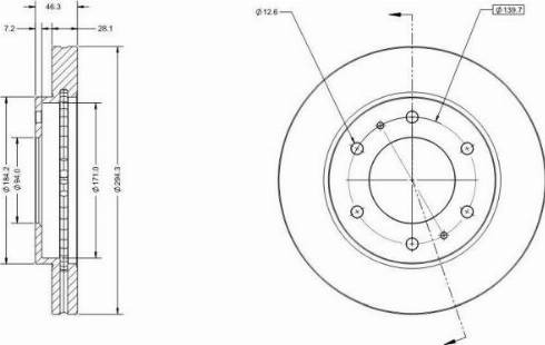 Remy RAD2842C - Discofreno autozon.pro