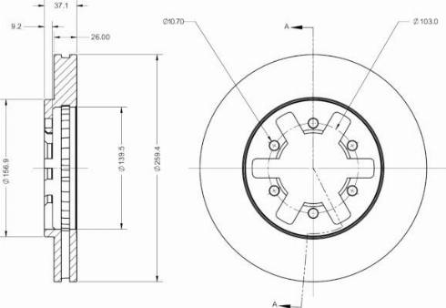 Remy RAD2807C - Discofreno autozon.pro