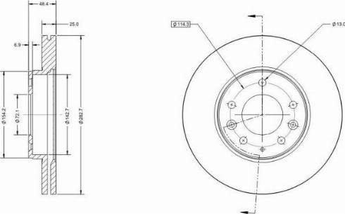 Remy RAD2874C - Discofreno autozon.pro