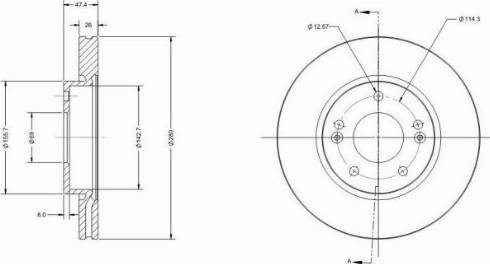 Remy RAD2871C - Discofreno autozon.pro